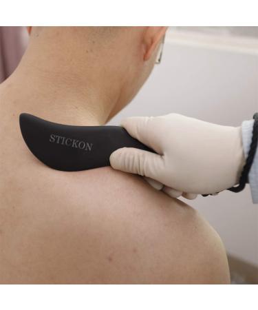 JustSun Gua Sha Stone Scraper - IASTM Massage Tool for Soft Tissue Therapy & Spa Acupuncture - Buy Online on GoSupps.com