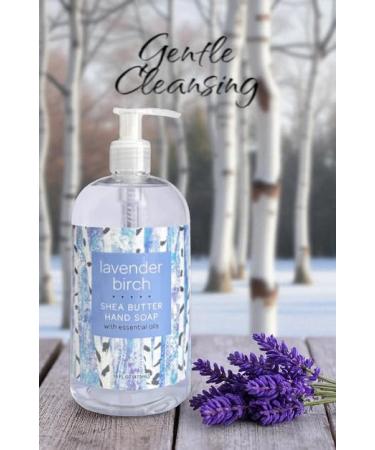 Greenwich Bay Trading Lavender Birch Hand Soap 16 fl oz Pump Bottle Moisturizing Liquid Hand Soap with Soothing Lavender & Birch Extract Gentle Nourishing Formula for All Skin Types - Buy Online on GoSupps.com