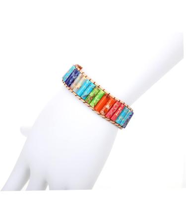 VALICLUD Natural Stone Bracelet Wristbands Bracelets Bohemian for Women Decorative Bracelet Braclet Crystal Beaded Aesthetic Bracelets for Women Boho Bracelets Manual Accessories Miss - Buy Online on GoSupps.com