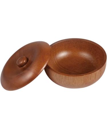 Premium Wooden Shaving Bowl with Lid | Healeeved Shaving Cup for Men | Bamboo Razor Brush Included - Perfect for Smooth Shaves - Buy Online on GoSupps.com