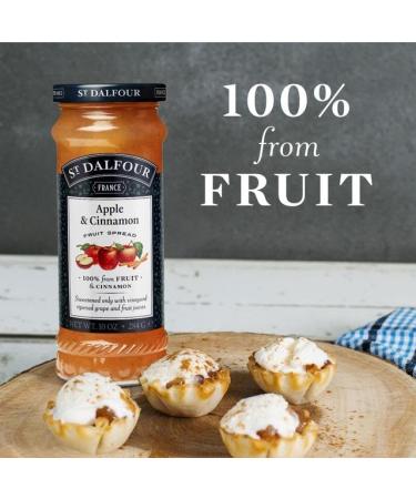 St Dalfour Delicious Fruit Spread Apple & Cinnamon (3 Bottles) - Buy Online on GoSupps.com