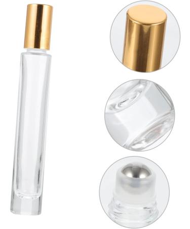 Frcolor 5-Pack Roll-On Filling Empty Tincture Bottles | Refillable Essential Oil Drip Containers | Gold Tubes for Cosmetics & Small Terrariums (11x1.5cm) - Buy Online on GoSupps.com