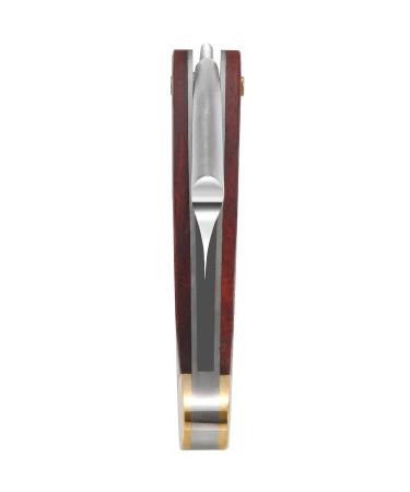 Professional Vintage Straight Razor Set for Men - Wooden Handle Steel Blade Iron Box & Leather Strop - Buy Online on GoSupps.com