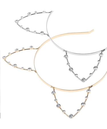 Frcolor Cat Ear Headband for Women Girls - Metal Hair Hoop Kitten Ears Hairband for Costume Party Cosplay - 1 PCS (Silver) - Buy Online on GoSupps.com