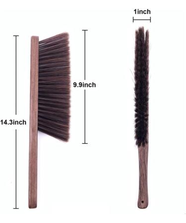 Glimpsesun 1 Piece Bathroom Cleaning Brush Soft Bristles Dusting Brush for Cleaning Car/Bed/Couch Wooden Handle - Buy Online on GoSupps.com