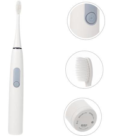 Foytoki Intelligent Electric Toothbrush Set - Deep Cleaning Oral Care | Light Gray | 1 Pack - Buy Online on GoSupps.com