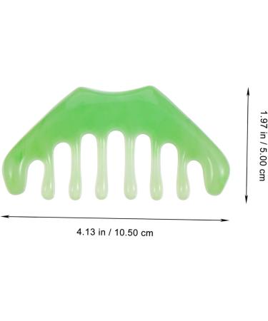 TOVINANNA 6-Pack Massage Combs Eight Teeth Pocket Hair Comb & Gua Sha Facial Tools for Relaxation & Skincare - Buy Online on GoSupps.com