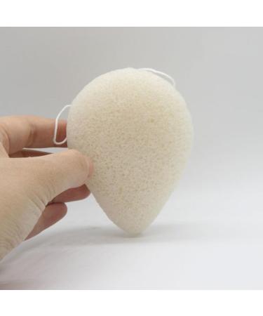 Buy SOLUSTRE 10-Pack Natural Konjac Facial Sponges Teardrop Shape Cleansing Tool for Exfoliating Face & Body Fast International Shipping - Buy Online on GoSupps.com