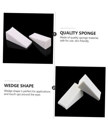Buy Minkissy 96 Pcs Nail & Face Painting Sponges - Beauty Tools for Manicure & Makeup - Whiten & Clean with Nail Polish Remover Sponges - Buy Online on GoSupps.com