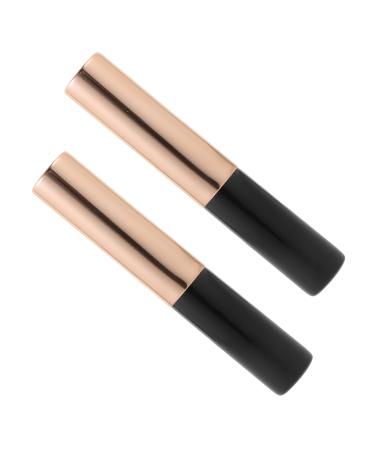 VINTORKY Round Head Silicone Lip Brush Silicone Cosmetics Brush Lip Gloss Brush Portable Concealer Silicone Makeup Applicator Makeup Brush Lip Balm Wood Dust-proof Lip Cream Miss