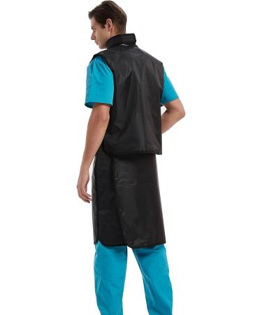SHINRAY 0.5mmpb Lead Vest, Skirt & Collar Dental Apron Set - Black - Buy Online on GoSupps.com