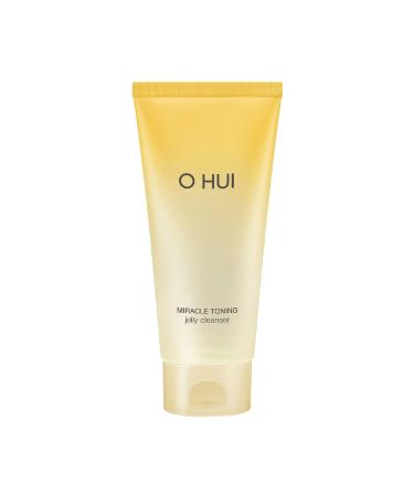 O HUI Miracle Toning Jelly Cleanser | Gentle Cleanser Face Wash | Hyaluronic Acid Vitamin C AHA PHA Glycerin | Facial Cleanser | Glowing Skin | Dullness | Korean Skin Care