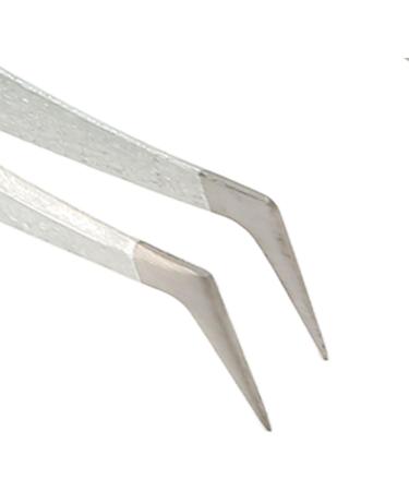Pinchette Eyelash Extension Tweezers - Stainless Steel Fine Tip Tweezers for Nail Art | Galvanized Precision Tools for Men & Women - Buy Online on GoSupps.com
