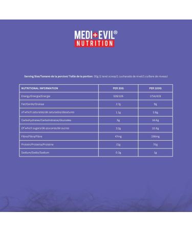 Medi-Evil Nutrition Whey Dynamic Protein White Chocolate Flavour 600g 20 Servings Whey Protein Powder for Muscle Growth Vegetarian Chocolate 20 Servings (Pack of 1) - Buy Online on GoSupps.com