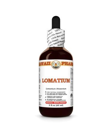 Hawaii Pharm Lomatium Extract, Tincture for Respiratory Wellness, Supports Immune Function, Promotes Joint Comfort, Encourages Skin Recovery, Enhances Mobility - 2 fl.oz 2 Fl Oz (Pack of 1)