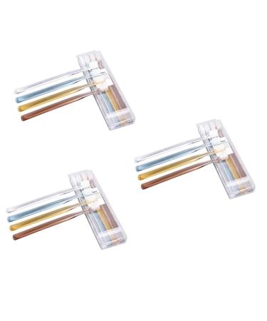 ULTECHNOVO Toothbrushes 24 pcs toothbrush portable crystal brush child soft toothbrush