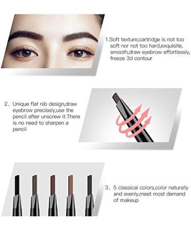 Magical Halo Waterproof Precision Eyebrow Pencil Dual Ended (Light Brown #4) - Buy Online on GoSupps.com