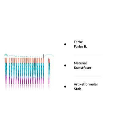 20-Piece Professional Makeup Brush Set | Essential Cosmetic Tools for Flawless Foundation Eyeshadow Eyeliner & More - Buy Online on GoSupps.com