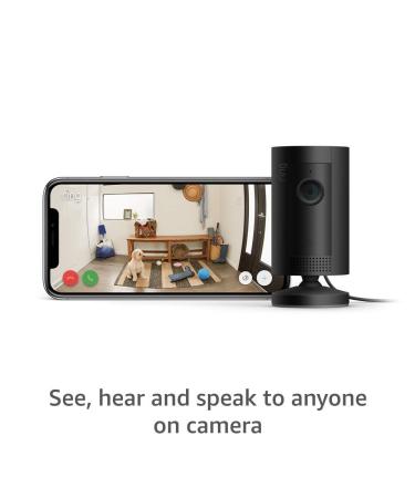 Certified Refurbished Ring Indoor Cam - Compact Plug-In HD Security Camera with Two-Way Talk - Works with Alexa - Black | 1 Cam - Buy Online on GoSupps.com