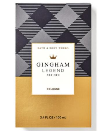 Bath Men's Fragrance 3.4 Ounces Cologne Spray 3.4 Oz body cologne you choose (Gingham Legend Cologne) - Buy Online on GoSupps.com