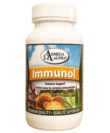 Omega Alpha IMMUNOL Aloe Vera Extract for Immune System Care 60 Capsules