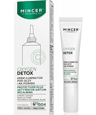 Mincer Pharma OXYGEN DETOX Anti-wrinkle eye cream Detox complex for grey and tired skin 15 ml