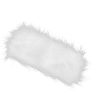 Minkissy 1Pc Fur Headband Winter Headdress Warm Headband Headwrap Winter Head Caps for Women (White) - Buy Online on GoSupps.com