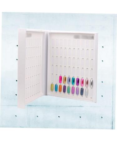  Mikinona Mikinona 1 Piece 120 Color Chart Nail Polish Display Sample False Tips Nail Art Exhibition Table Manicure Nail Supplies - Buy Online on GoSupps.com