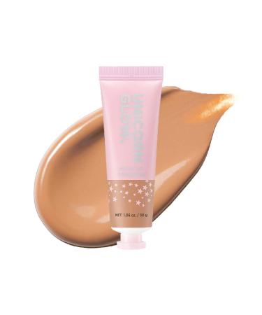 Unicorn Glow Hydrating Wear Primer + Hydrating Collagen Foundation #10 Pecan Golden Brown - Cruelty Free Makeup - Buy Online on GoSupps.com