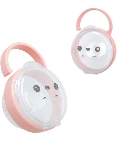 VAILANG Cartoon Panda Baby Pacifier Storage Box - Transparent Dust-Proof Portable and Cute Nipple Organizer for International Shipping - Buy Online on GoSupps.com