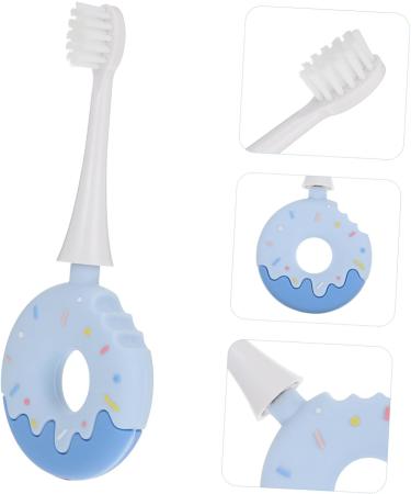 Gatuida Children's Toothbrush - Soft Silica Gel Brush Head for Toddlers - Blue - 1 Pack - Buy Online on GoSupps.com