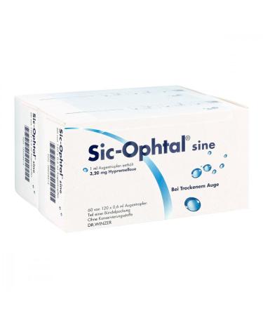SIC OPHTAL sine eye drops 120X0.6 ml