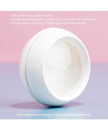 Powder Puff Loose Powder Containers Makeup Powder Container Refillable Loose Box Powder Puff Sifter Spoon Travel Daily Use ABS - Buy Online on GoSupps.com