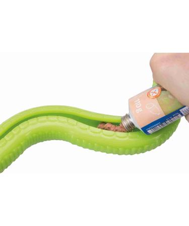 TRIXIE Robust Snack-Snake for Dogs - 42 CM Green TPR Chew Toy | Keep Your Pet Engaged with Snacks & Treats - 34949 - Buy Online on GoSupps.com