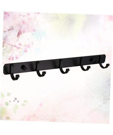Alipis 3 Pcs Wall Mounted Clothes Hanger Towel Hanger Door Hanger Hook Coat Hanger Handbag 36X3CMx3pcs Blackx3pcs - Buy Online on GoSupps.com