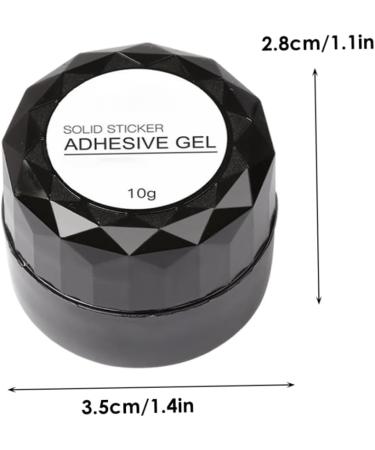 Nail Rhinestone Glue Press on Nails Tips Solid Patch Gel Glue Manicure Gel Glue 10g - Buy Online on GoSupps.com