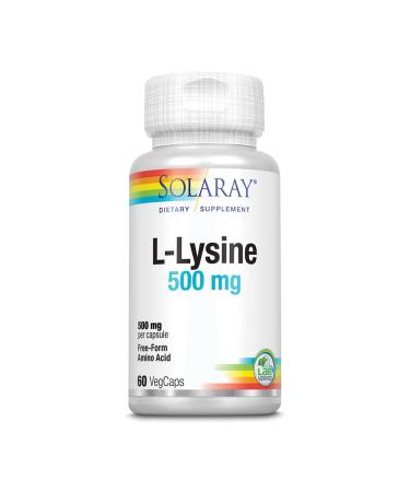 Solaray L-Lysine 500 mg 60 VegCaps
