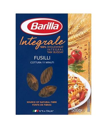 Barilla Barilla Whole Wheat Fusilli 500G (Pack of 2)