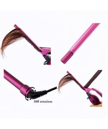 Deep Curly Curling Wand | 3/8 Inch Mini Barrel Iron for All Hair Types - Ideal for Men Women & Kids - Buy Online on GoSupps.com