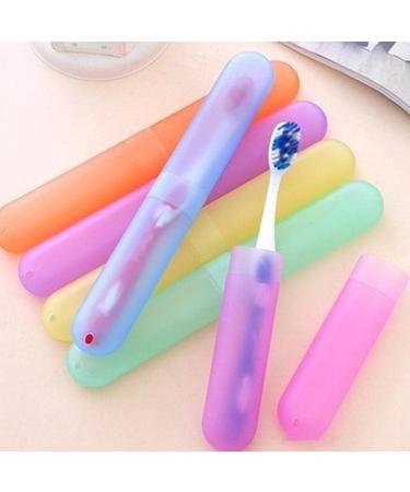 Qeotoh Portable Travel Toothbrush Box - Compact Toothbrush & Toothpaste Storage Ideal Travel Wash Box & Cup for Convenience - Buy Online on GoSupps.com