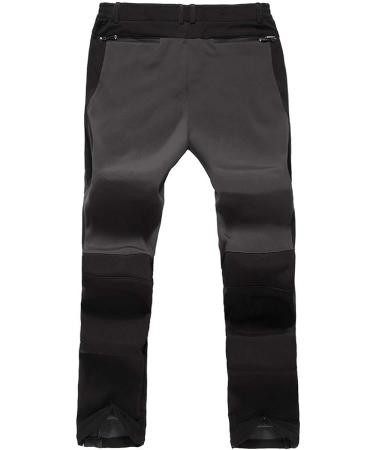 Gash Hao Men's Waterproof Insulated Snow Ski Pants | Breathable Fleece Lined | Black 32W x 30L - Buy Online on GoSupps.com