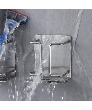 Razor Hanger - Wall-mounted Metal Electric Razor Holder | Adhesive Shaver Storage Solution - Buy Online on GoSupps.com