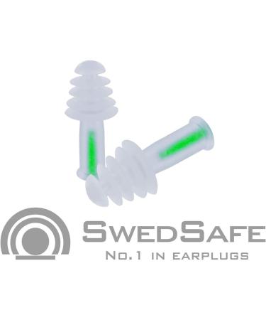 Swedsafe Earplugs for Airplane Travel - Comfortable Pressure Equalization & Sleep Aid for Women & Children - Small Size with Box - 1 Pack - Buy Online on GoSupps.com