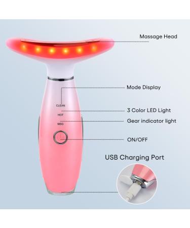 LATME Facial Massager - 3 Mode Neck & Face Massager with Heat | Portable Beauty Tool for Women's Skincare & Gift - Buy Online on GoSupps.com