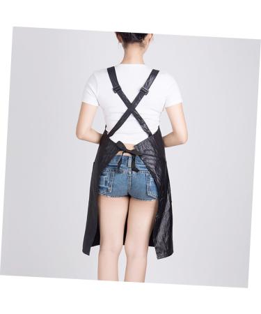 FRCOLOR Cooking Apron Work Wear for Men Waiter's Apron Overall Work Coat Cargo Trousers for Men Aprons for Men Work Apron Hairdressing Apron Pocket Uniform Miss black M - Buy Online on GoSupps.com