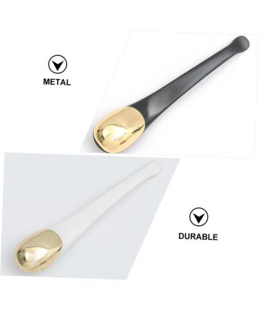Housoutil 2 Pi ces De Massage Outil De Maquillage Outils De Soins De La Peau Fourniture De Maquillage Masseur De Cr me Pour Les Yeux Cryo B tons Cuill re M tal Cosm tique - Buy Online on GoSupps.com