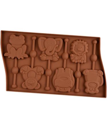 MAGICLULU 3pcs 6 Fondant Molds Animal Cake Baking Mold Silicone Gummy Mold Animal Stencils Ice Block Mold Silicone Baking Molds Candy Molds Baking Fondant Mold Cartoon Lollipop Mold mediumx3pcs As Shownx3pcs - Buy Online on GoSupps.com