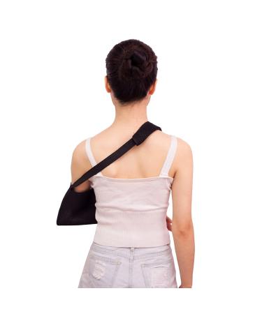 Medsuo Adjustable Breathable Mesh Shoulder Sling Brace for Elbow Wrist & Thumb Injuries - Support for Men & Women - International Shipping - Buy Online on GoSupps.com