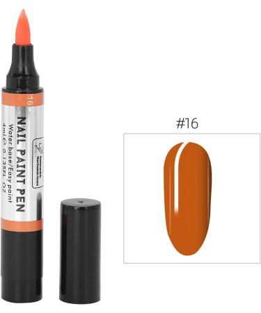 Nail Art Polish Pen Safe Reliable Nail Polish Pen Non toxic with High Performance for Manicurist for Nail Salons(16) - Buy Online on GoSupps.com
