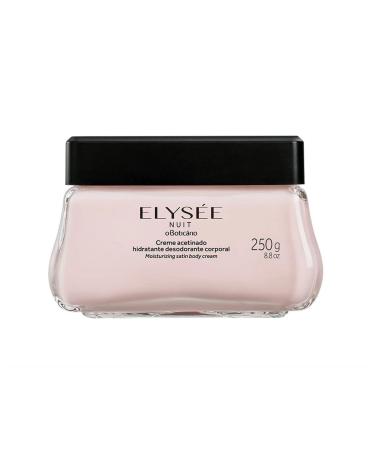 O Botic rio Elys e nuit moisturizing body cream perfumed satin body lotion long -lasting fragrance and 48 hours of moisturizing damask roses 250 g